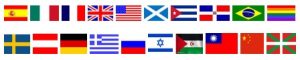 Maestros de ceeremonias bilingues banderas