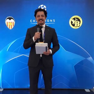 UEFA CHAMPION CLUB Speaker Valencia Mestalla Presentador de Evento